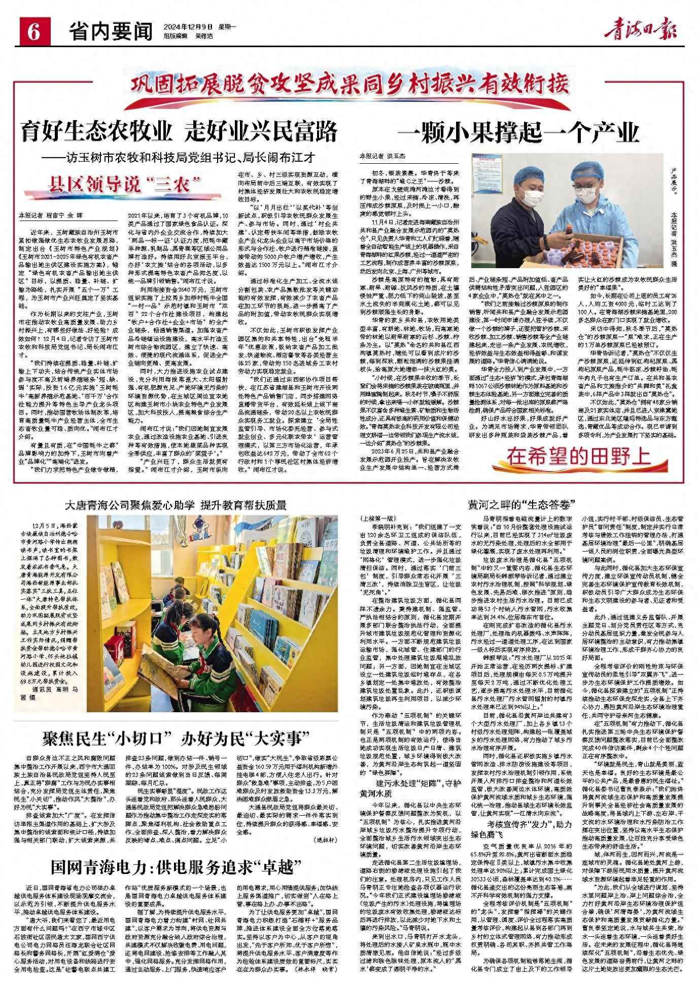 青海电力管：国网青海电力供电服务追求“卓越”