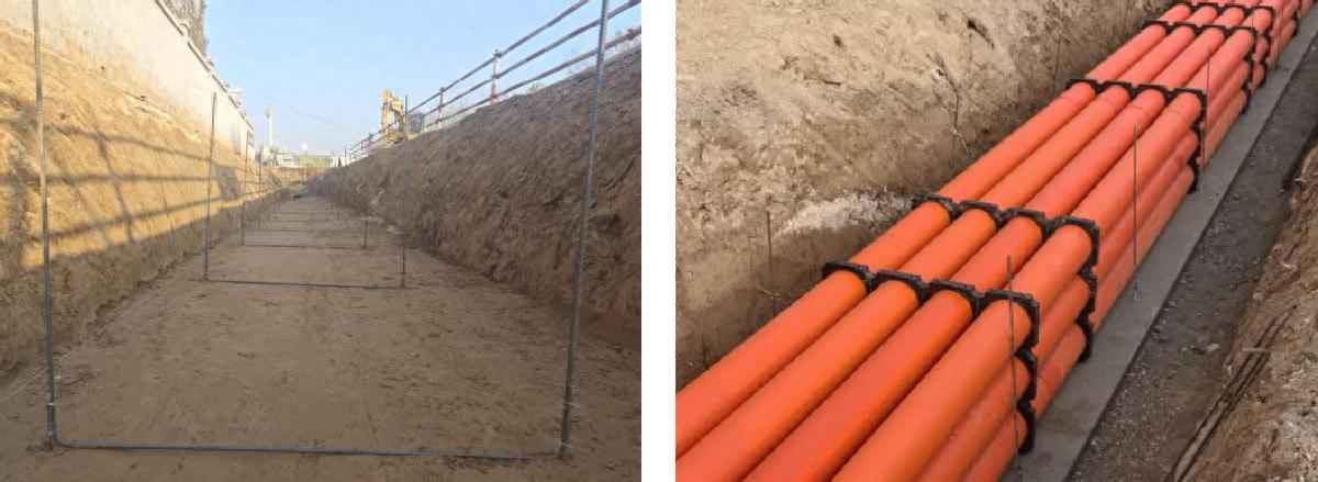 电力排管垫层与混凝土包封多层管道施工工艺全解析 电力排管垫层与混凝土包封多层管道施工工艺全解析