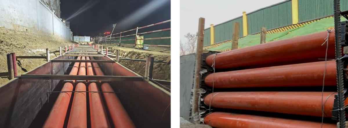 电力排管垫层与混凝土包封多层管道施工工艺全解析 电力排管垫层与混凝土包封多层管道施工工艺全解析