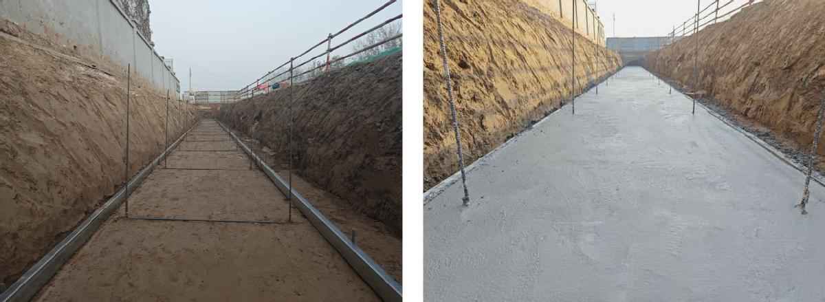 浇筑电力排管 电力排管施工工艺——混凝土包封的多层管道施工